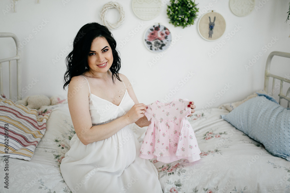 Portrait of a elegant beautiful pregnant woman Portrait of a elegant beautiful pregnant woman