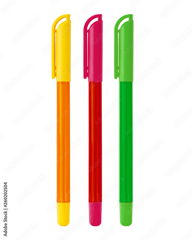 Colorful plastic ballpoint pen Colorful plastic ballpoint pen