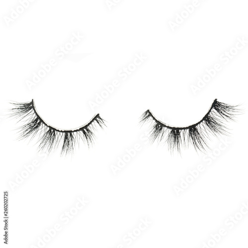  mink hair artificial eyelashes extensions photo