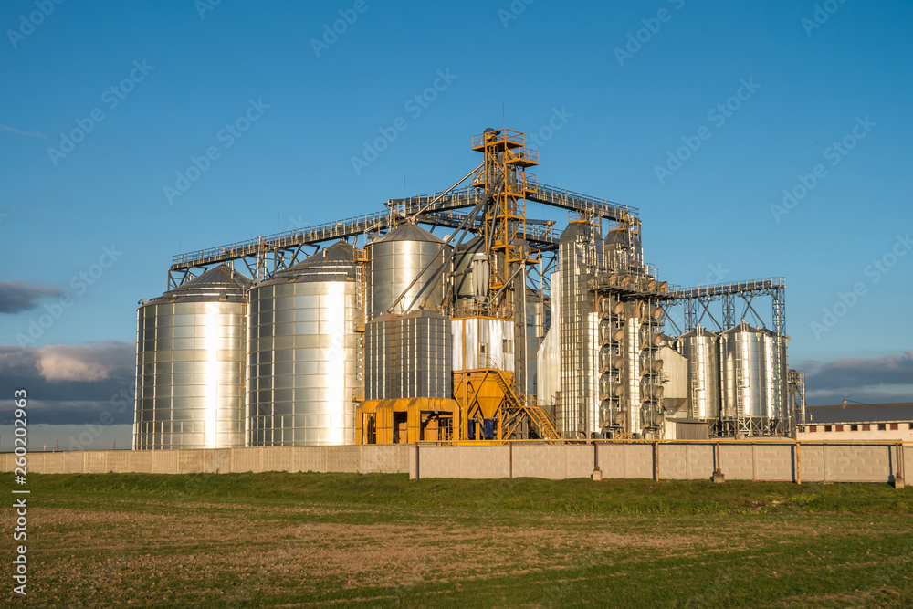 agro-processing plant for processing and silos for drying cleaning and storage of agricultural products, flour, cereals and grain agro-processing plant for processing and silos for drying cleaning and storage of agricultural products, flour, cereals and grain