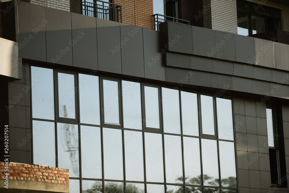Obraz premium New high-rise high-rise building
