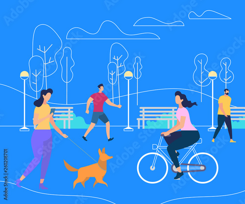 Relaxing People Summer Time Activity Lifestyle