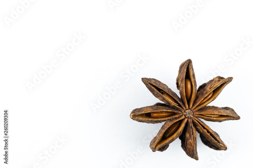 Star anise close up