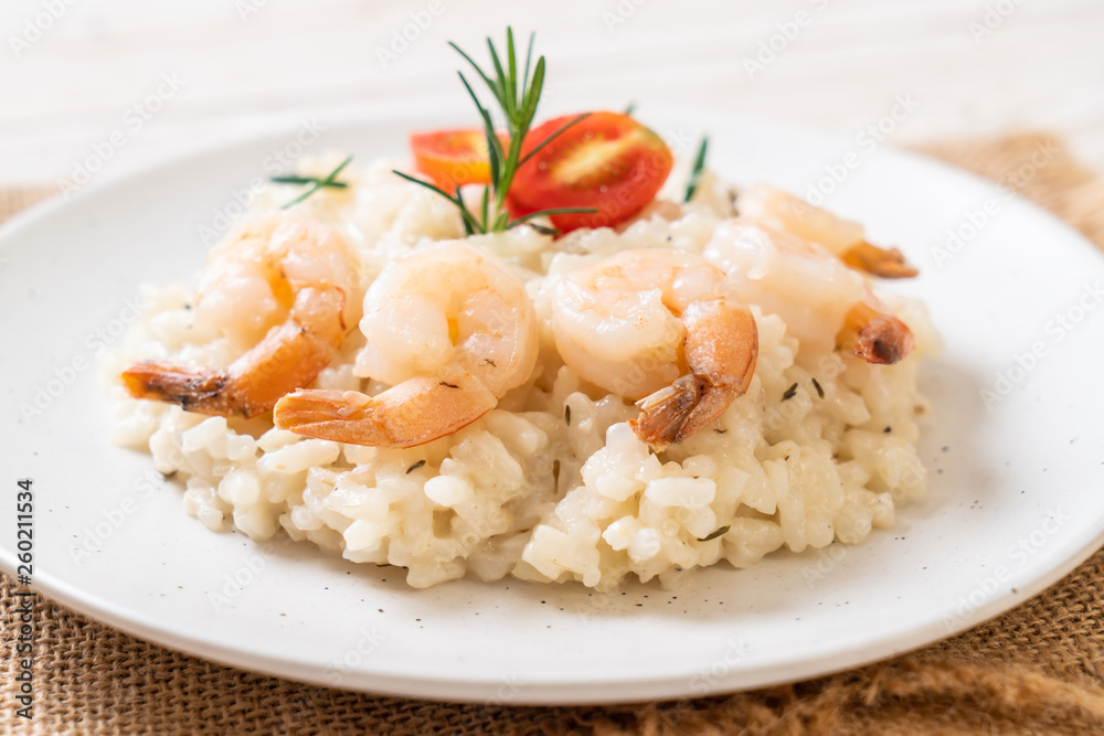 italian risotto with shrimps italian risotto with shrimps