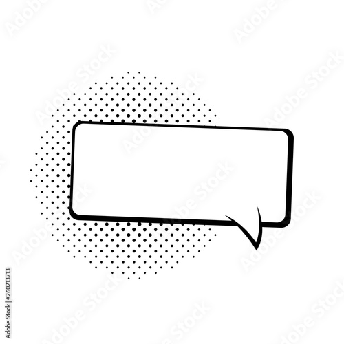 Speech bubbles. Thinking and speaking clouds. Retro empty comic bubbles. Stickers. Vector illustration.