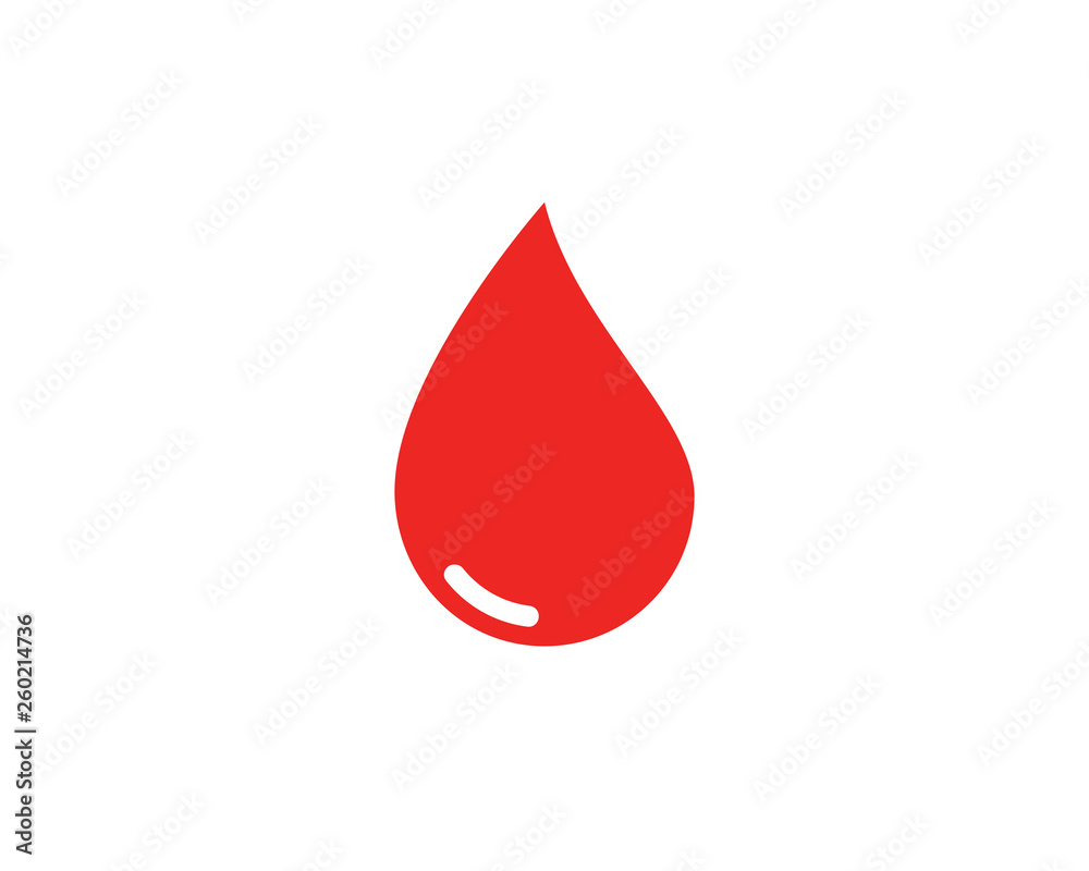 Blood Logo vector icon illustration design 