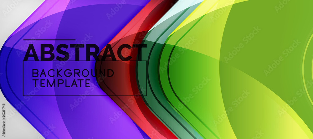 Obraz premium Light effects glossy arrows background