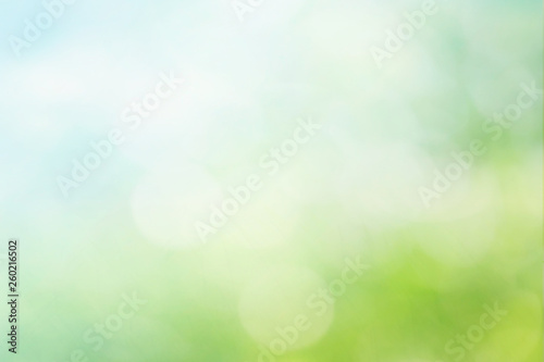 Abstract spring or summer bokeh background