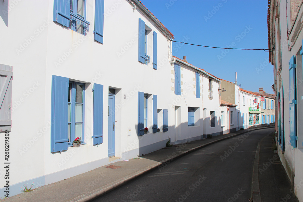 Street in Noirmoutier (France)