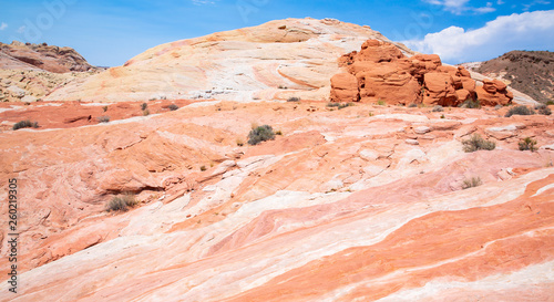 The Valley of Fire State Park in Nevada, USA