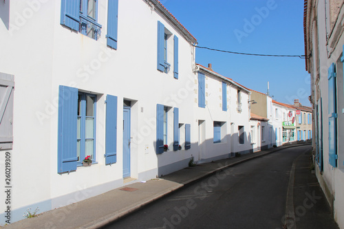 Fototapeta Naklejka Na Ścianę i Meble -  Street in Noirmoutier (France)