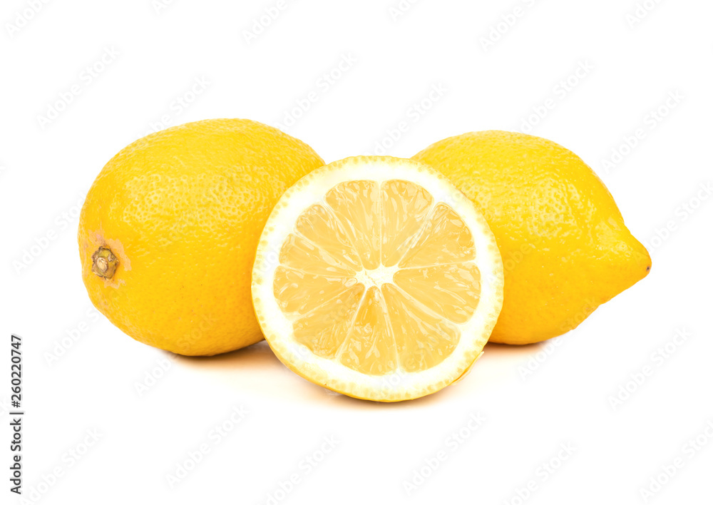 Lemons with half