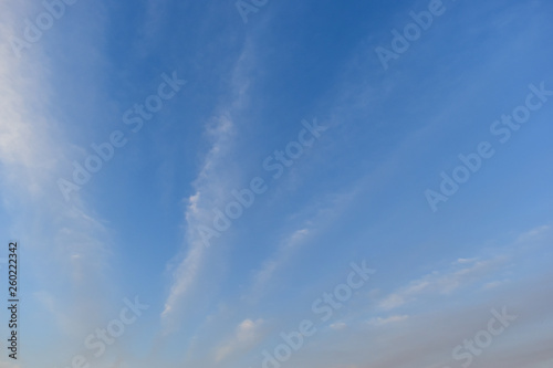 white cloud on blue sky