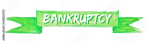 bankruptcy ribbon