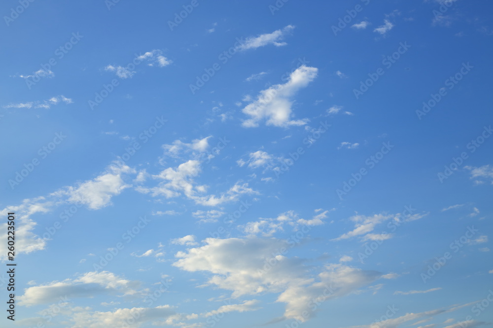 fluffy white cloud moving above clear blue sky in the morning day fluffy white cloud moving above clear blue sky in the morning day