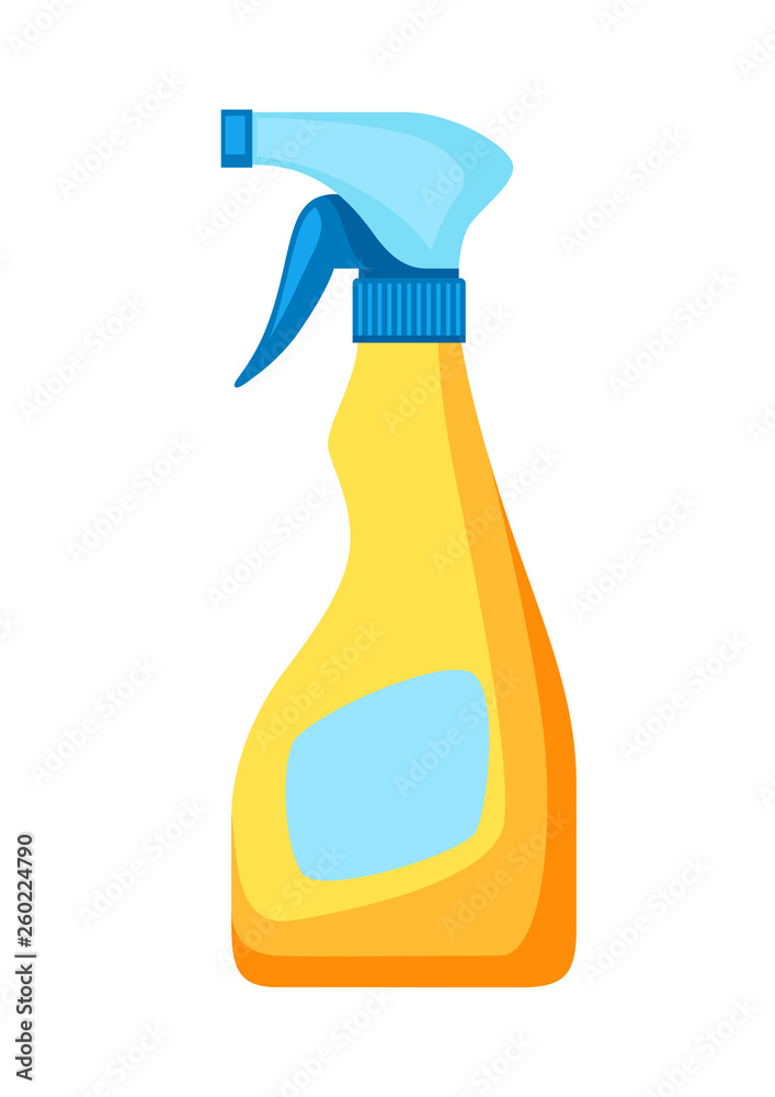 Icon bottle of spray means for washing. Icon bottle of spray means for washing.