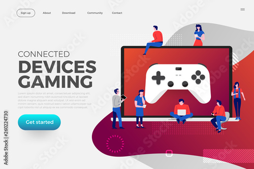 Illustrations COncept Game streaming
