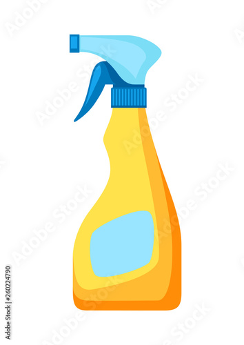 Icon bottle of spray means for washing.