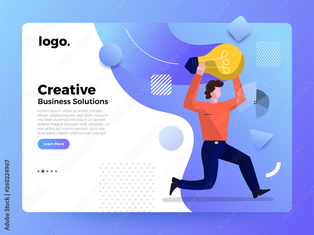 Landing Page Business people Landing Page Business people