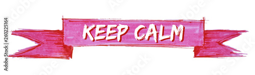 keep calm ribbon