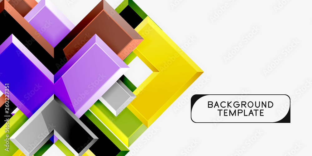 Glossy arrows background