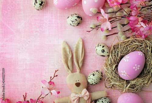 Canvas Print easter eggs