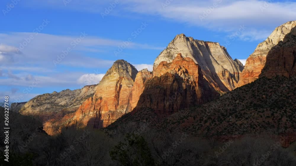 Beuatiful mountains at Zion National Park in Utah - travel photography Beuatiful mountains at Zion National Park in Utah - travel photography