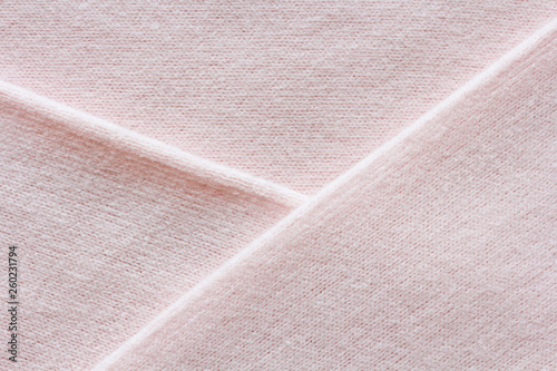 delicate pink cashmere texture, knitted fabric macro
