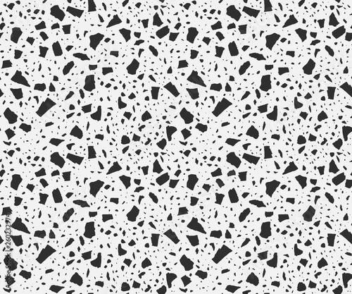 Endless Terrazzo Flooring Vector Pattern.