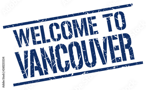 welcome to Vancouver stamp