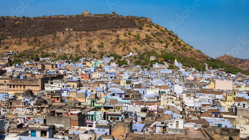 view of bundi the blue city in india © Mattia