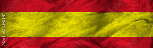 image of flag of Spain close up