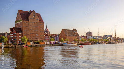 Rostock Hafen Stadt Panorama