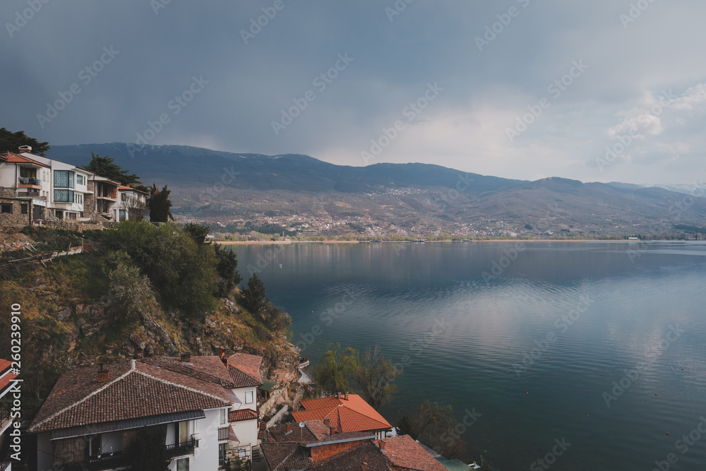 View of lake Ohrid
