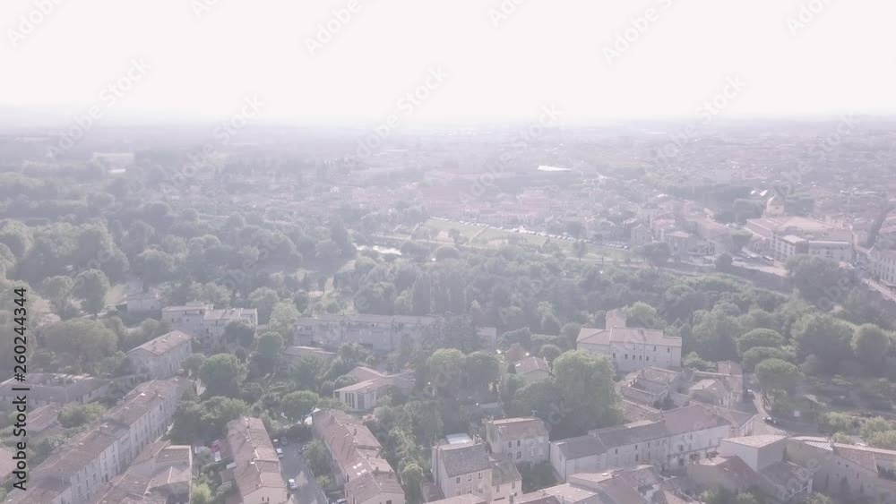 Carcassonne aerial view