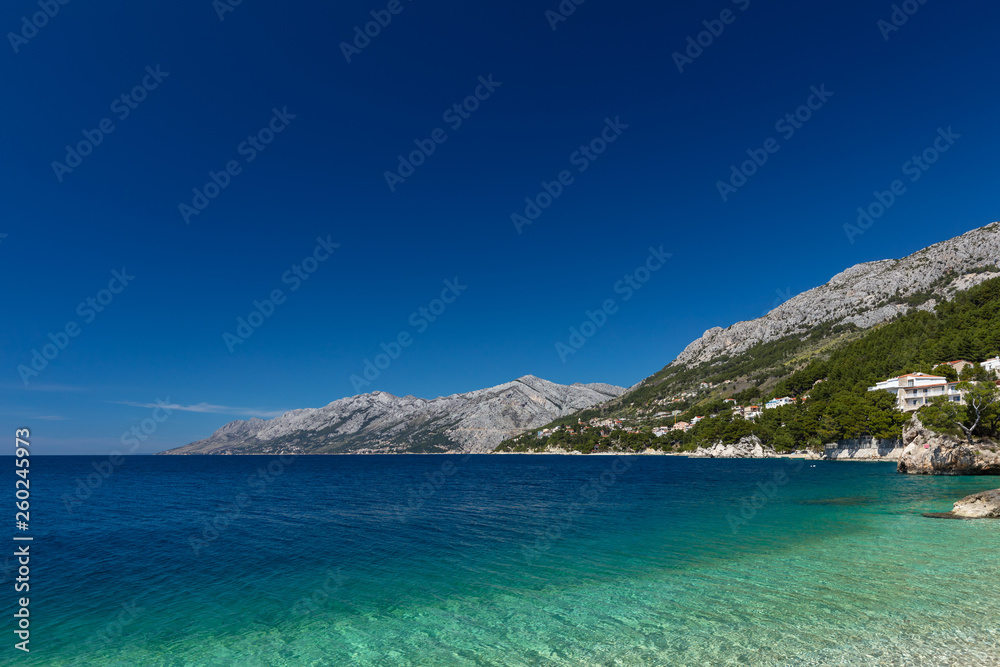 Brela Beach in Dalmatia Croatia