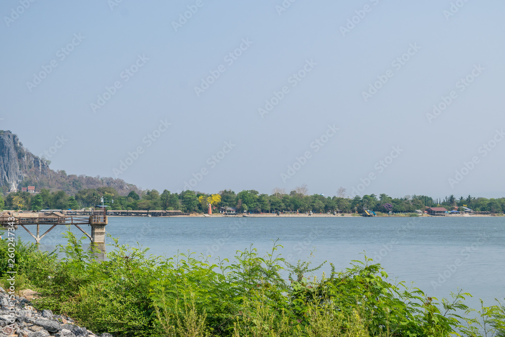 Reservoir in Lop Buri, Thailand