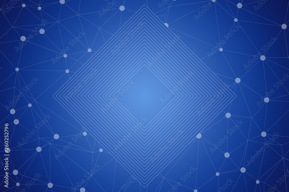 Fototapeta premium abstract, blue, wave, design, lines, line, technology, light, illustration, pattern, curve, wallpaper, backdrop, digital, motion, art, waves, futuristic, texture, graphic, gradient, space, shape