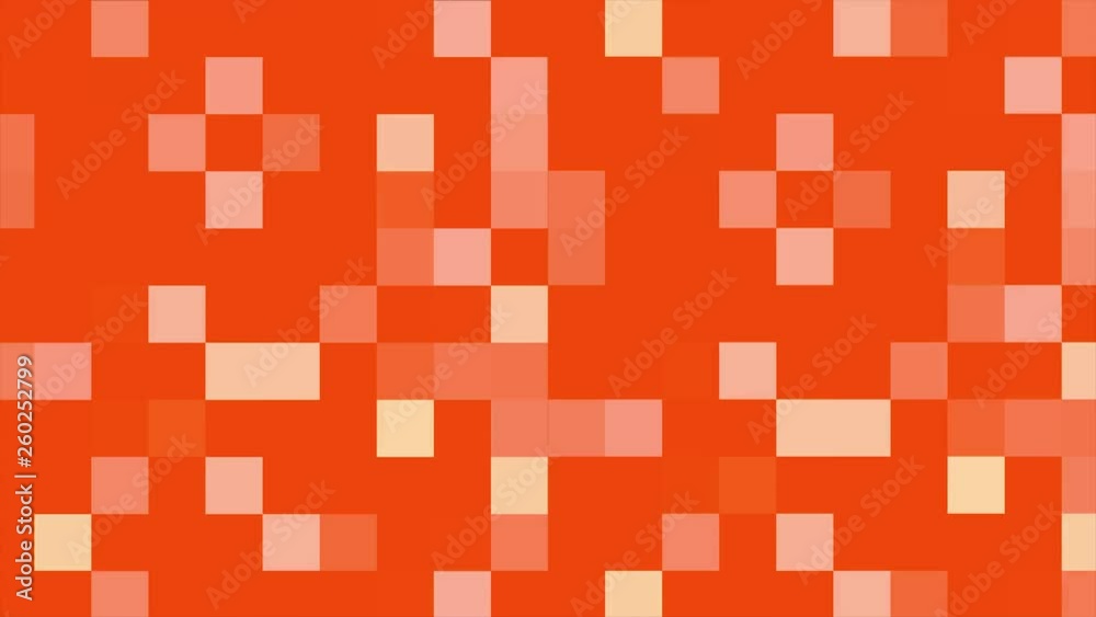 Abstract background 8-bit wall. Abstract animation of 8 bit background