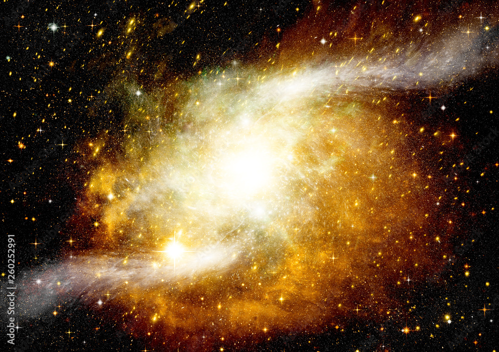 Obraz premium galaxy in a free space