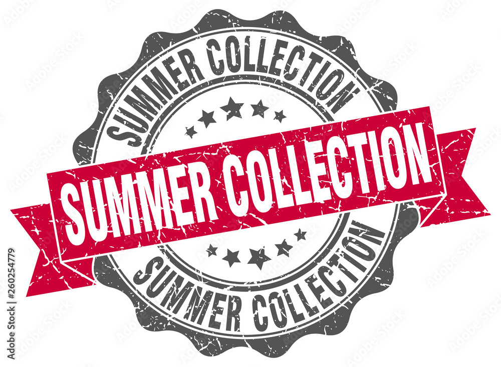 Fototapeta premium summer collection stamp. sign. seal
