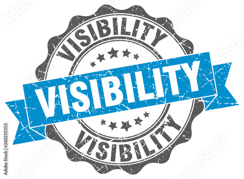 visibility stamp. sign. seal