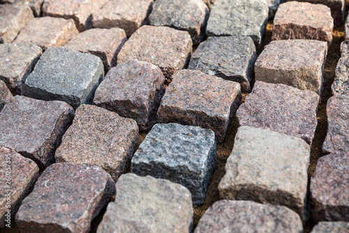 cobblestone - natural granite stone pavers