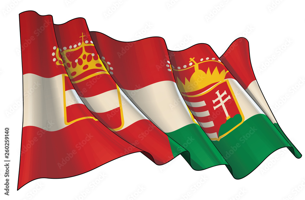 Waving Flag of Austria-Hungary