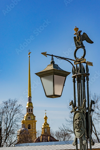 St. Petersburg, Russia, Peter and Paul fortress and architect of monuments.