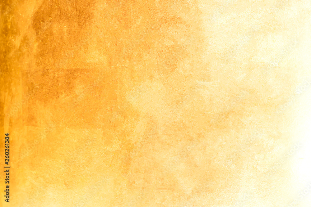 Texture or gold background and gradient shadow.