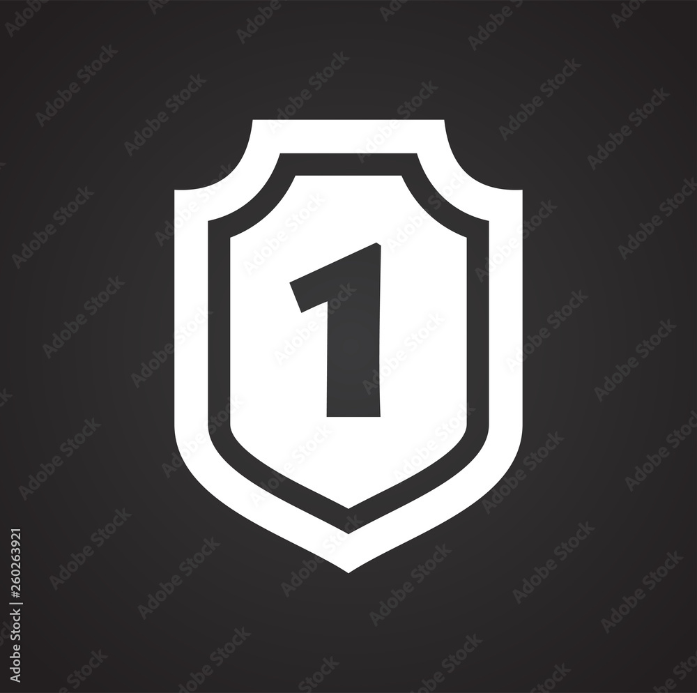 Award icon on background for graphic and web design. Simple vector sign. Internet concept symbol for website button or mobile app. Award icon on background for graphic and web design. Simple vector sign. Internet concept symbol for website button or mobile app.