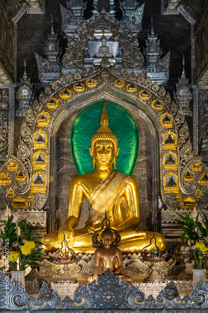 Buddah temple in Chiang Rai, North Thailand