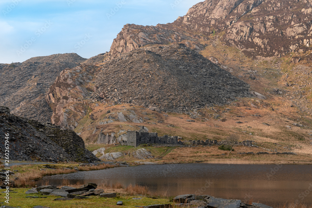 Cwmorthin Terrace and Rhosydd Slate Quarry, Blaenau Ffestiniog