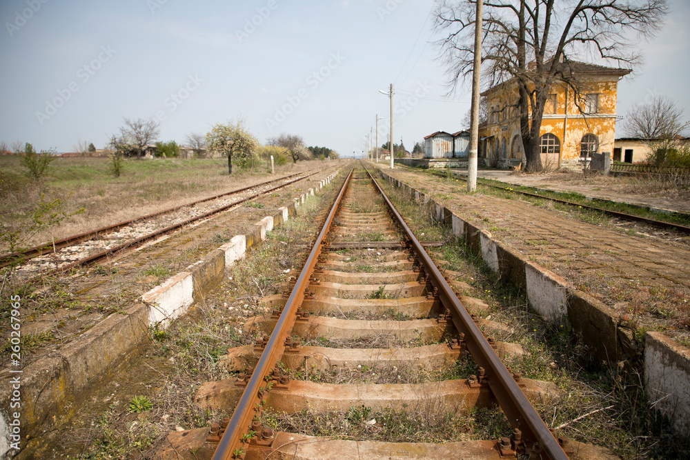 Abandoned railway station